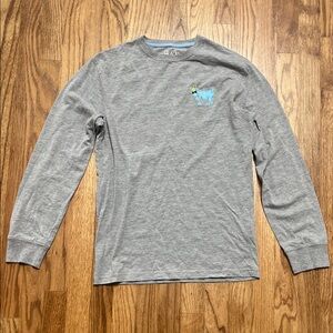 Goat USA Gray Long Sleeve Tee